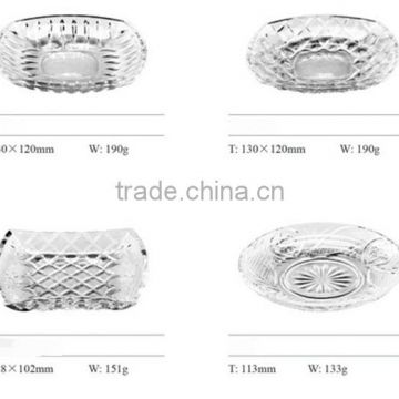 Glass plate and glass tray glass dish