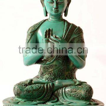 Wholsale Buddhism Metal Antique Bronze Buddha Vairocana photo-6