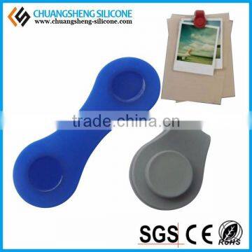 Silicone Magnetic Clips, Magnetic Badge Clip, Rubber Plastic Badge Clip photo-4