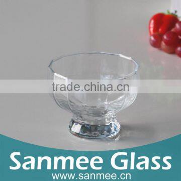 White Material Quality Glass Salad Bowl Glass Sugar Bowl