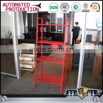 Color red steel toy storage display rack