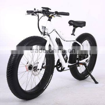 26 wheel size full suspension electric bike cheap fat tire electric bike with strong wattage 250W-750W