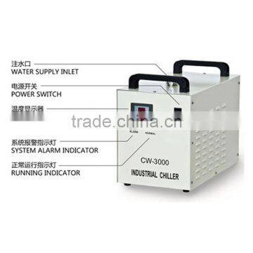 CW-3000DG Industrial Water Chiller Thermolysis Type Chiller AC110V 50Hz 50W per Celsius Degree for Glass Laser Tube photo-2