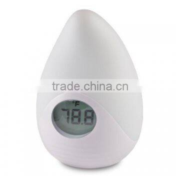 Nursery Safety Thermometer Night Light With Color Changing Light, LCD Display and Rechargeable Battery photo-2