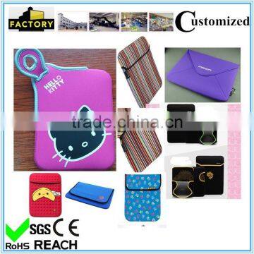 2015 new style recyclable neoprene laptop sleeve wholesales / neoprene laptop sleeve without zipper