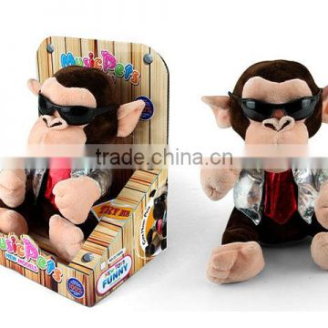 hot stuffed plush bo promotional toy hot sale with music CE