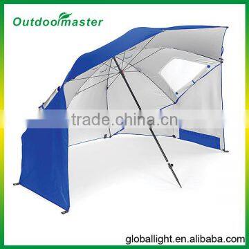 Blue Portable Sun Camping Umbrella