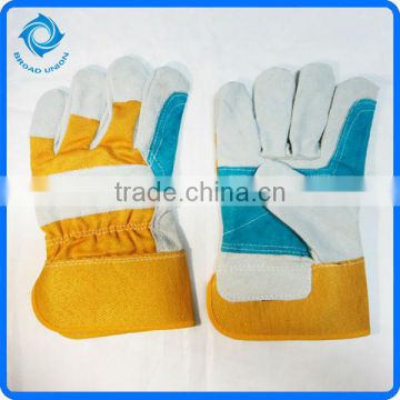 Reinforced Cow Split Working Leather Gloves