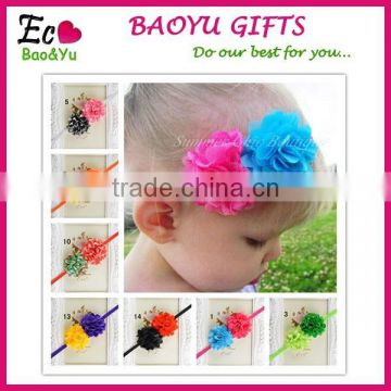 Daisy Flower Crown Elastic Headband For Kids Beautiful Princess Crown Baby Turban Lace Headband Wholesale Baby Hairband