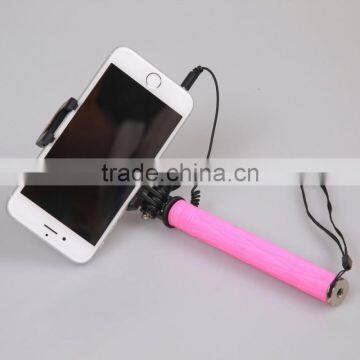 Newly Cable Take Pole Foldable Monopod Mini Wired panoramic shooting with integrated selfie stick