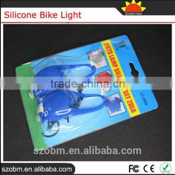 Blue Bicycle Headlight Silicone Bike Light For Safety Travel photo-6