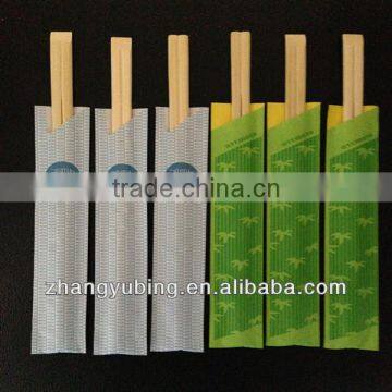 disposable bamboo chopsticks with paper cover