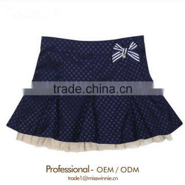 2015hot sale school style hign quality skirt