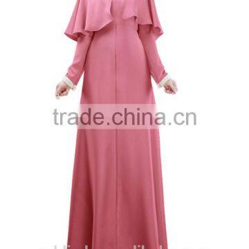 Abaya Islamic Muslim Cocktail Womens Long Sleeve Vintage Long Maxi Dress photo-6