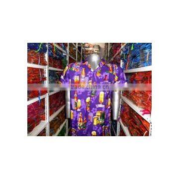 BEER BOTTLE PRINT HALF SLEEVES HAWAIIAN SHIRT photo-2