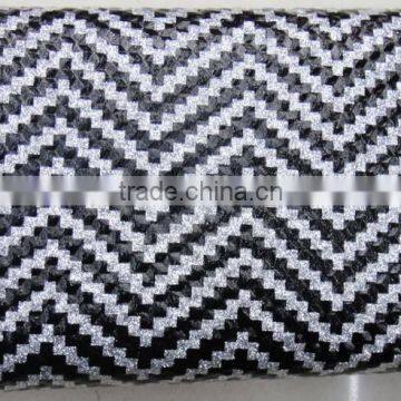 New Hot Lady pu Leather Wave Zigzag Glitter Hot Wallet photo-2