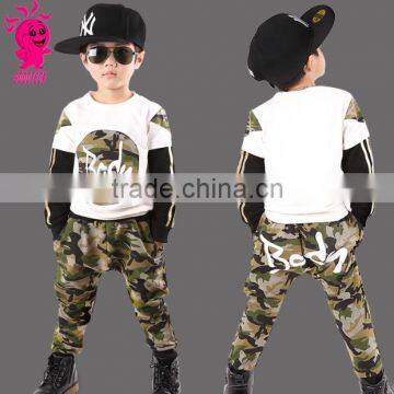 Wholesale 2 Pcs Boy Camo Set in Children Clothes,gentleman Boys Sets photo-4