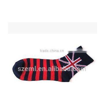 Men socks the British flag flag USA flag socks