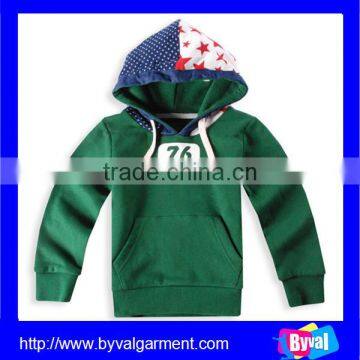 Bulk Sale Childrens Printing Hoodies Fleece Crewneck Fitted Hoodie Sweatshirts 200G photo-3