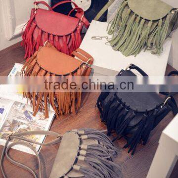 2016 Wholesale Fashion Long Fringes Decoration Girls Fashion Bags photo-2