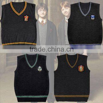 Harry Potter Sweater Cosplay Wool V-Neck Vest Uniform Fancy Dress Xmas Gift photo-3