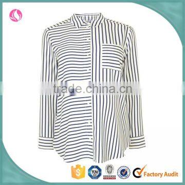 Maternity women clothing Diagonal Stripe Panel custom led cheap shirt