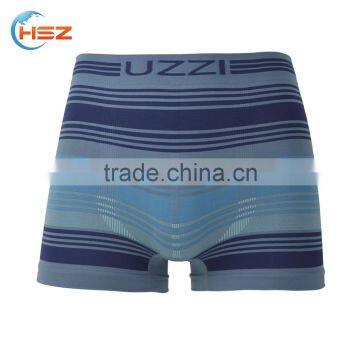 HSZ-0018 Fashion stylish silk rainbow panties boxer boys underwear pictures anti-radiation men in flat silk shorts