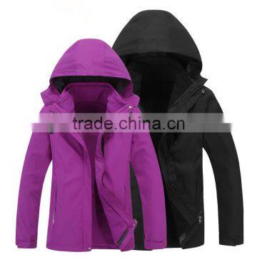 Simple Design Polyester Keep Warm Fitness Softshell Jacket