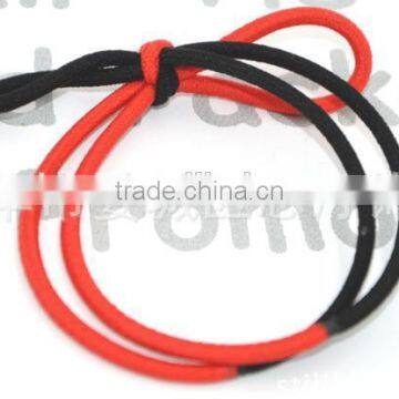 The Candy Color Bow Knoted Elastic Splice Hair Tie photo-5