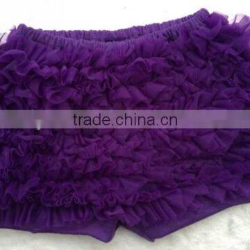 Baby Girl Ruffled Shorts Chiffon Ruffle Short photo-4