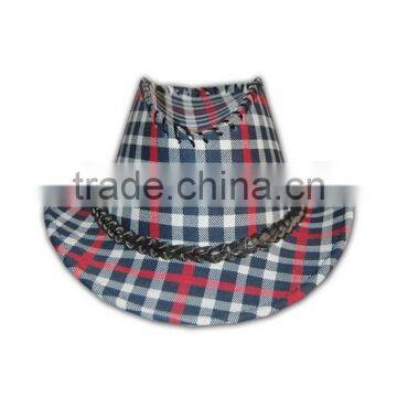 ISO9001 BSCI Factory Hot Sale Red Fleece Tailored Made Plaid Hat photo-2