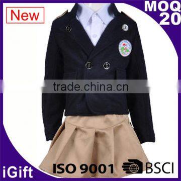 BSCI Garment Industry wholesale new design korean high school uniforms