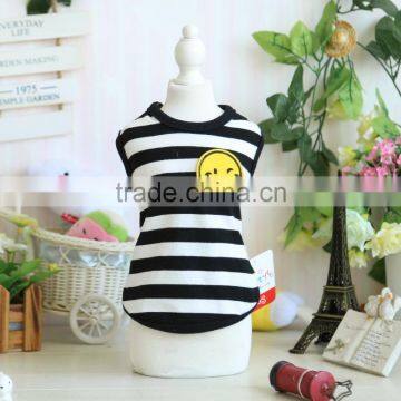 R1939H NEW!New Cute Striped Pet Puppy Dog Cat Apparel Clothes Coat T Shirts photo-4