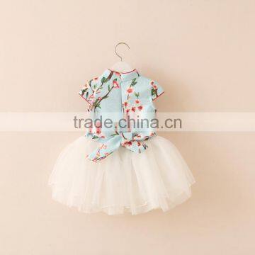 Modern Summer Embroidery Joint Casual Girl Skirts photo-4