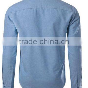 Single Pocket Mens Dress Shirt Casual Shirt Latest Design Man Shirt photo-3