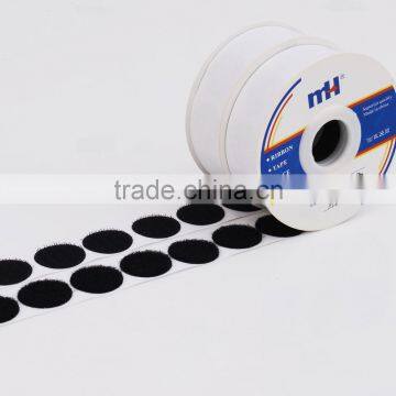 25mm Black Round Self Adhesive Hook Loop Dots