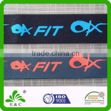 Oeko-tex100 factory good stretch custom jacquard woven elastic