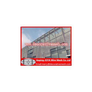 expanded metal sheet as facade screen