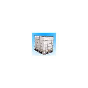 IBC container on steel pallet