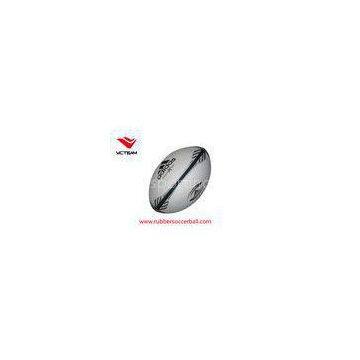 Soft TPVC leather American Rugby Ball , nylon wounded rubber bladder