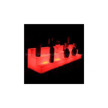 LED Three Step Bars Shelves Holder Wine Rack