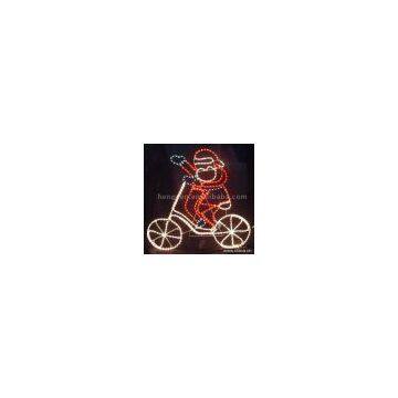 Sell Motif Rope Light (Santa Clause and Bike)