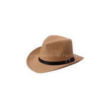 Black Western Straw Cowboy Hat