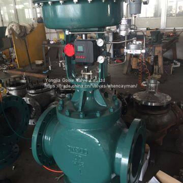 Butt-Welded Pneumatic Globe Control Valve With Side Hand Wheel photo-3