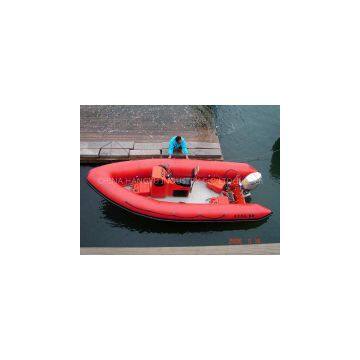 PVC material RIB floor inflatable boat/plywood floor inflatable boat