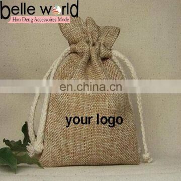 Factory Price wholesale drawstring burlap bag for Promotion