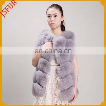 Fox Fur girl waistcoat european loose fashion outwear