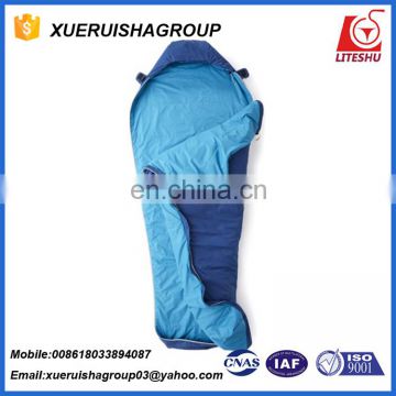 2017 winter hot selling portable hollow fiber sleeping bag