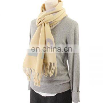 2016 New Style Square Jacquard Scarf Winter Woolen Thick Lambs Wool Lady Shawl