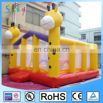 Children Inflatable Giraffe Bouncer House